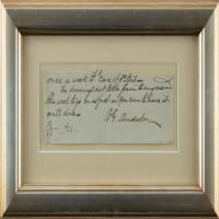 Lot #546 John J. Audubon Signature - Image 3