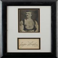 Lot #1355 Eugen Sandow Signature - Image 1