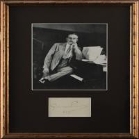 Lot #784 Giacomo Puccini Signature - Image 1