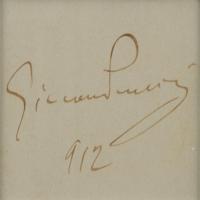 Lot #784 Giacomo Puccini Signature - Image 2