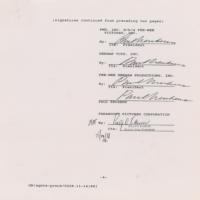 Lot #1168 Pee Wee Herman: Signed four times by the star of Pee-wee's Playhouse - Image 1