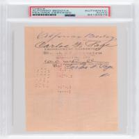 Lot #1119 Alfonso Bedoya Check - Image 2