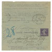 Lot #791 Erik Satie Handwritten Letter Signed - Image 2