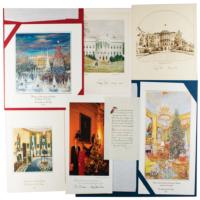 Lot #112 Presidential Oversized Christmas Cards Group Lot - Image 1