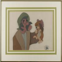 Lot #625 Copper and Amos Slade production cels from The Fox and the Hound Production Cels - Image 2