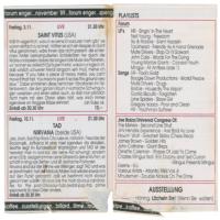 Lot #1042 Nirvana: German 1989 Tour Booklet and Backstage Passes Group Lot - Image 2