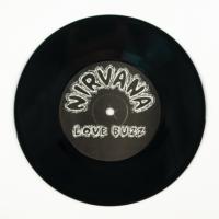 Lot #844 Nirvana: Love Buzz and Big Cheese Single 45 RPM Record - Image 3
