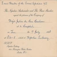 Lot #286 Edmund Hillary and Tenzing Norgay Signatures - Image 2