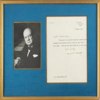 Lot #193 Winston Churchill Typed Letter Signed - Image 2
