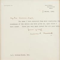 Lot #193 Winston Churchill Typed Letter Signed - Image 3