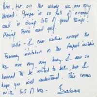 Lot #59 Barbara Bush - Image 2