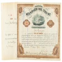 Lot #157 John D. Rockefeller Signed Document - Image 1