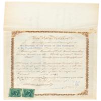 Lot #157 John D. Rockefeller Signed Document - Image 2
