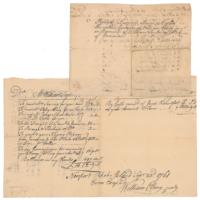 Lot #137 William Ellery: Notable collection four signed documents and letters from the Rhode Island signer - Image 2