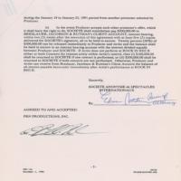 Lot #752 Prince: Prince agrees to perform at the massive Rock in Rio II music festival - Image 2