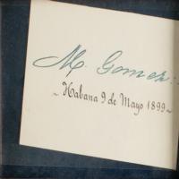 Lot #421 Maximo Gomez Signature - Image 2