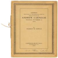 Lot #344 Charles Schwab Booklet - Image 1