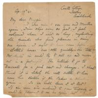 Lot #672 Beatrix Potter: The author of 'Peter Rabbit' anticipates a lengthy war: 