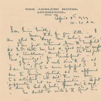 Lot #672 Beatrix Potter: The author of 'Peter Rabbit' anticipates a lengthy war: 