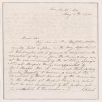 Lot #378 Robert E. Lee: Letter from the day of Virginia's admittance into the Confederacy, endorsed by Lee as commander of the state's forces - Image 1