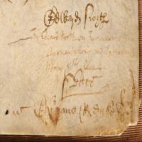 Lot #205 King Henry VIII: Rare and desirable document by King Henry VIII - Image 4