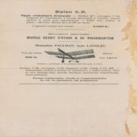 Lot #482 Early Airplane Flyer Flyer - Image 3