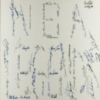 Lot #1346 NBA Greats Signatures - Image 1
