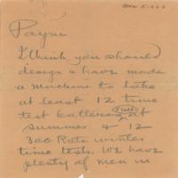 Lot #165 Thomas Edison Handwritten Letter Signed - Image 1