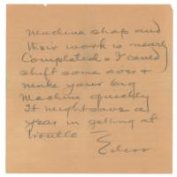 Lot #165 Thomas Edison Handwritten Letter Signed - Image 2
