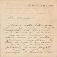 Lot #213 Salomon August Andree: The rarest of the polar explorers, Swedish balloonist Andrée - Image 1