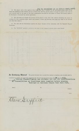 Lot #4235 Clark Griffith - Image 1