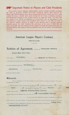 Lot #4235 Clark Griffith - Image 2