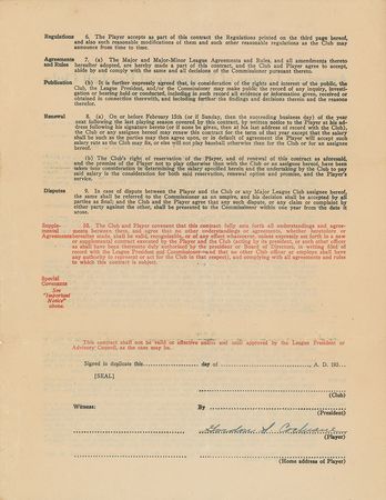 Lot #4236 Mickey Cochrane - Image 1