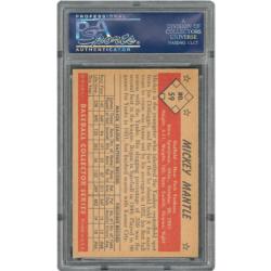 Lot #4003  1953 Bowman Color #59 Mickey Mantle - PSA EX 5 - Image 2