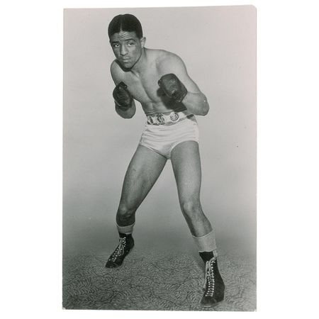 Lot #4190 Randy Turpin Signed Photograph - Image 3
