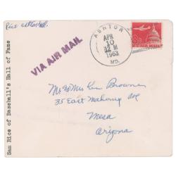 Lot #4089 Sam Rice Signed 1926 Spalding Champions Card and Autograph Letter Signed - Image 4