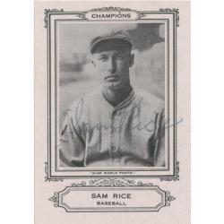 Lot #4089 Sam Rice Signed 1926 Spalding Champions Card and Autograph Letter Signed - Image 5