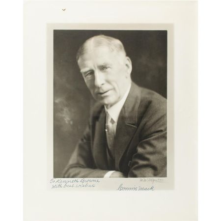 Lot #4067 Connie Mack Signed Photograph - Image 1