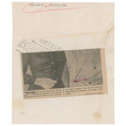 Lot #4135 Joe DiMaggio and Marilyn Monroe Original Photograph - Image 2