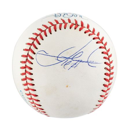 Lot #4078 Mark McGwire and Sammy Sosa Signed Baseball - Image 2