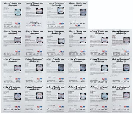 Lot #4019  Baseball All-Stars Collection of (22) Signed Baseballs - Image 3