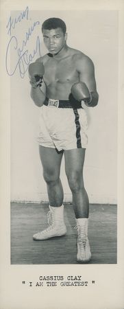 Lot #4177 Muhammad Ali Signed Photograph - Image 1