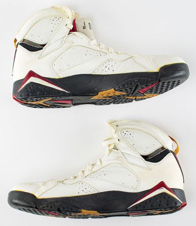 Lot #4173 Michael Jordan Game-Worn Nike Air Jordan VII Sneakers - Image 5