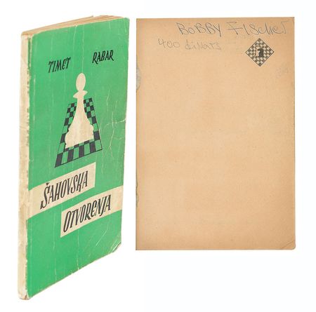 Lot #4208 Bobby Fischer Signed Book - Image 1