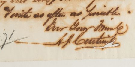 Lot #4028 Alexander Cartwright Press Copy Letter - Image 3