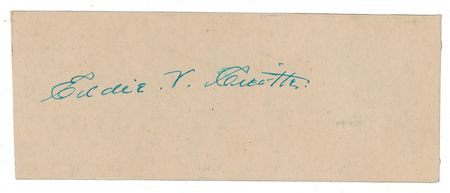 Lot #4031 Eddie Cicotte Autograph Letter Signed - Image 2