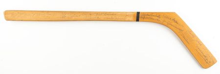 Lot #4203  Montreal Canadiens Signed Hockey Stick - Image 1