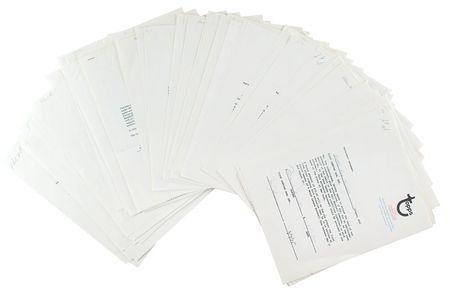 Lot #4017  1976 Topps Baseball Cards (72) Signed Player Contracts - Image 1