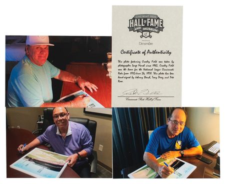 Lot #4268  Cincinnati Reds: Rose, Bench, and Perez - Image 2