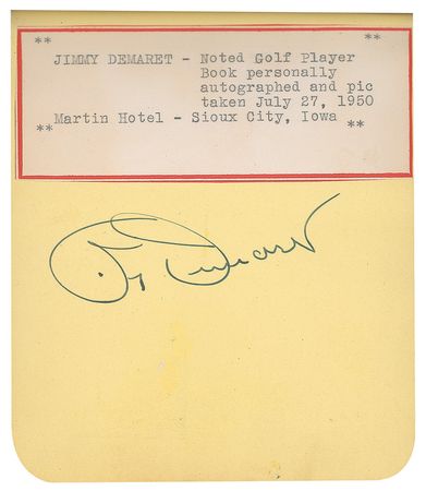 Lot #4267  Boxers, Golfers, and Celebrities - Image 2